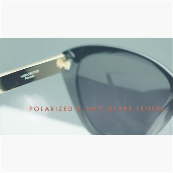 Cat Eye Sunglasses, Polarized Lenses, 100% UV Protection, Composite Frame main image 4